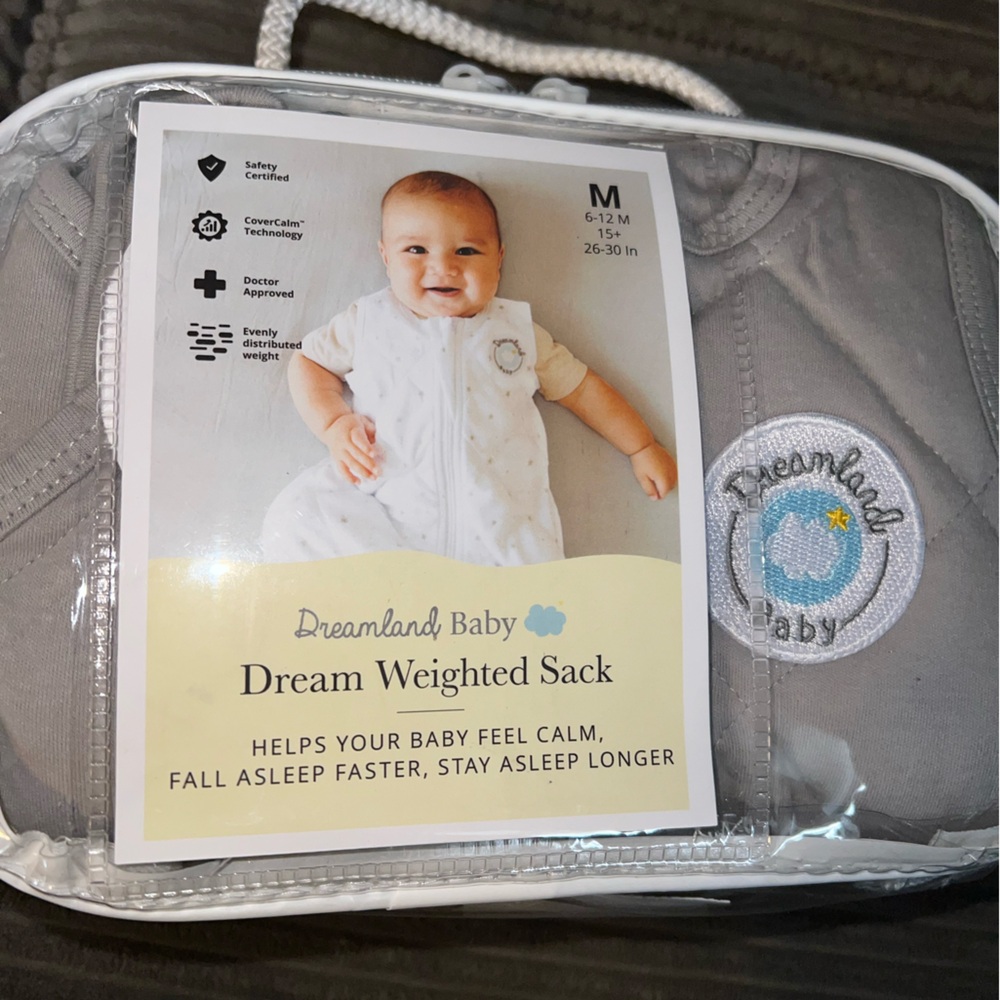 NWT Dreamland Baby Sleepsack gray 6-12mo